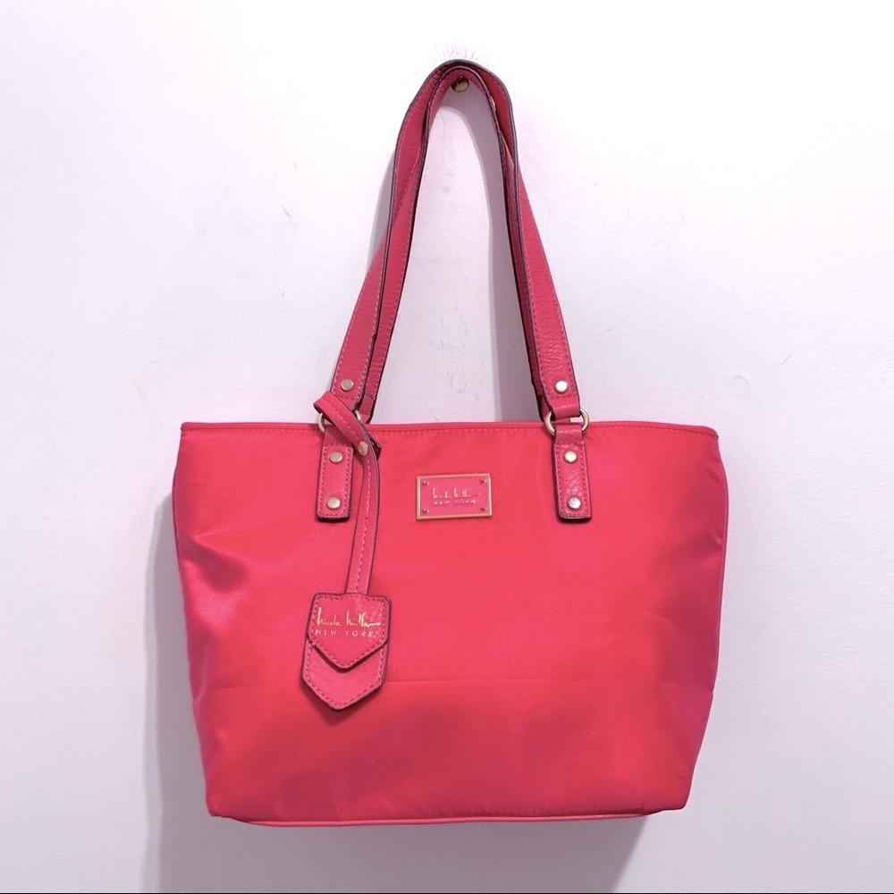 Nicole Miller New York Taylor Hot Pink Shoulder Purse